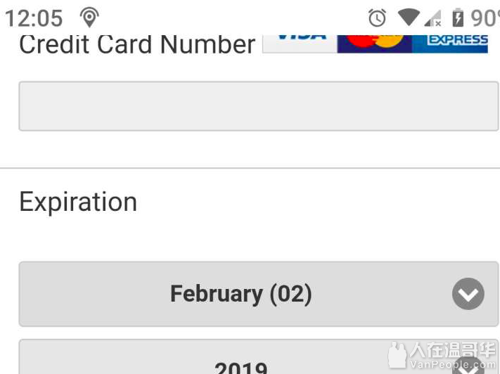Credit Card Postal Code是啥 大温生活 人在温哥华vanpeople Com